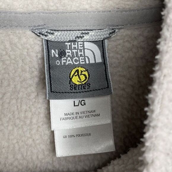 NORTH FACE Jacket Womens Large Purple Faux Suede Kanten Sherpa Lining A5 Series - Picture 7 of 10